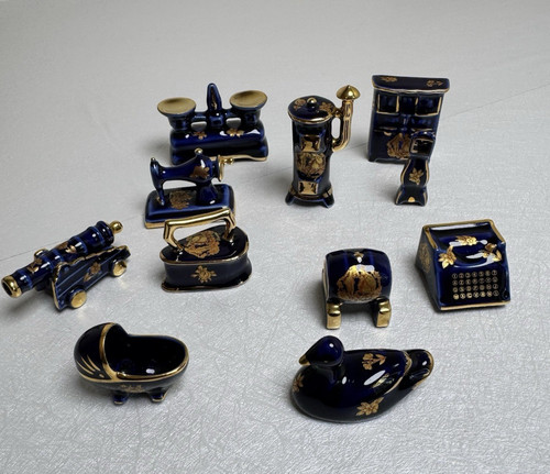 Lotto miniature porcellana - lotto,