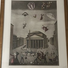 Stampa Canevari Pantheon Roma