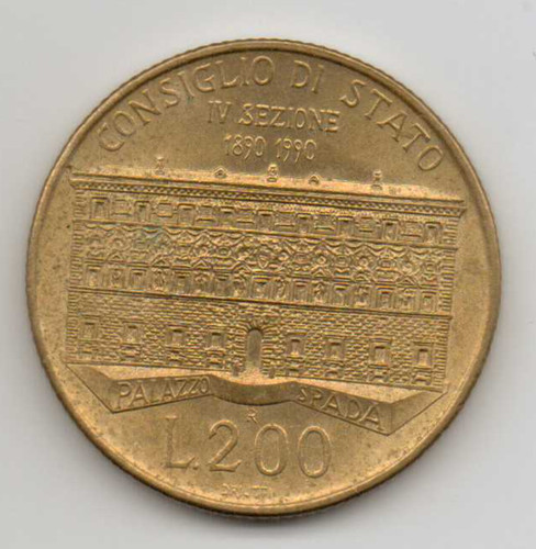 Italia 200 lire 1990 - italia,