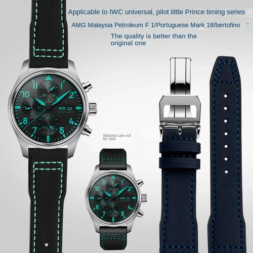 Cinturino orologio pelle nylon