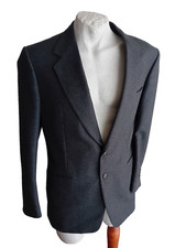 CANALI MILANO Abito Uomo Lana Completo Cerimonia Business Elegante grigio tg 50