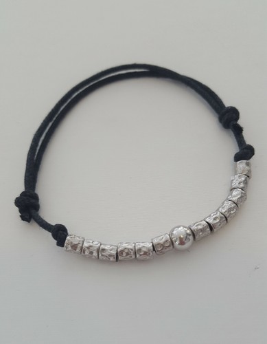 Bracciale nero con - bracciale,