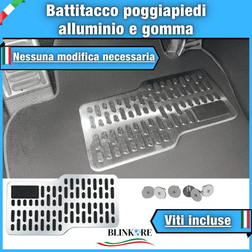 Battitacco piastra poggiapiedi - piastra,