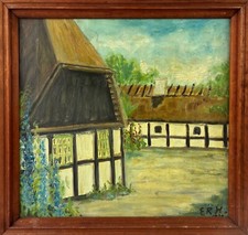 Quadro a Olio Fattoria Con