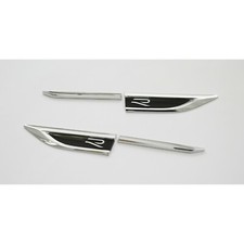 Set targhette originali VW T-Roc modello R emblema parafango laterale 4 pezzi OEM