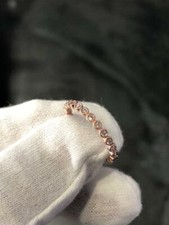14k Oro Rosa Naturale Diamanti