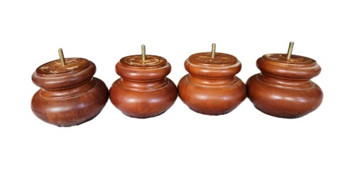 Vintage large solid - wood, bun