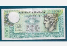 500 lire 1974. Banconote