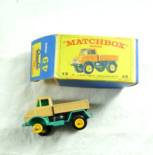VECCHIO MODELLINO MATCHBOX 49 UNIMOG VINTAGE ANNI 60
