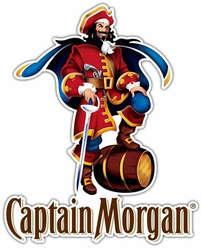 Adesivo captain morgan rum - adesivo,