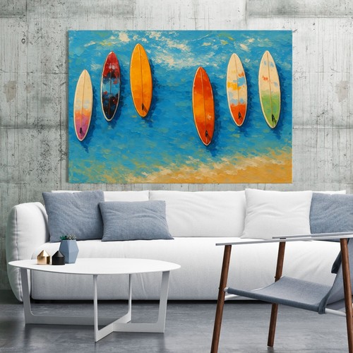 Quadro arte tavole surf - tavole,