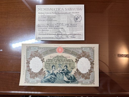 Repubblica lire 5000 - lire, regine