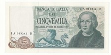 5000 LIRE COLOMBO II°  TIPO