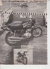 advertising Pubblicità TEST MOTO KAWASAKI 350 S2 1971-MOTOGIAPPONESI MOTOSPORT
