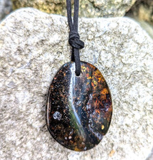 Amuleto Ambra Ovale Naturale