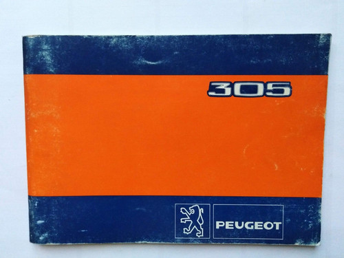 Peugeot 305 libretto - 305, uso 
