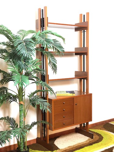 Libreria teack campata - a, 1
