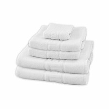 Set asciugamani spugna bianco