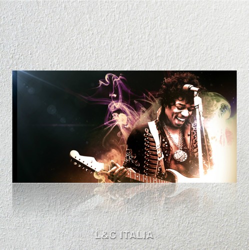 Jimi hendrix quadro moderno - jimi, 3