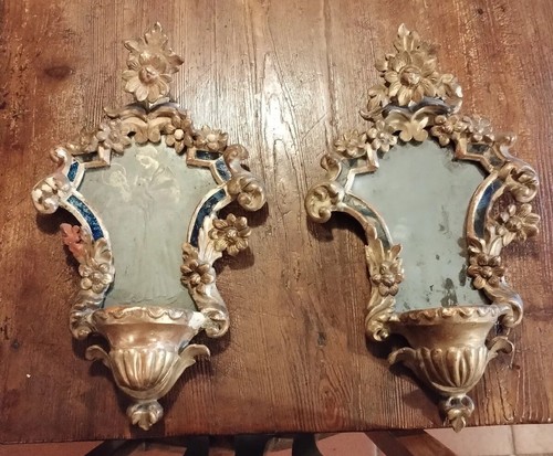 Coppia acquasantiere antiche - ,