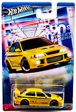 Hot Wheels auto anni 90 scena di strada auto Mitsubishi Langer Evolution VI 2/5