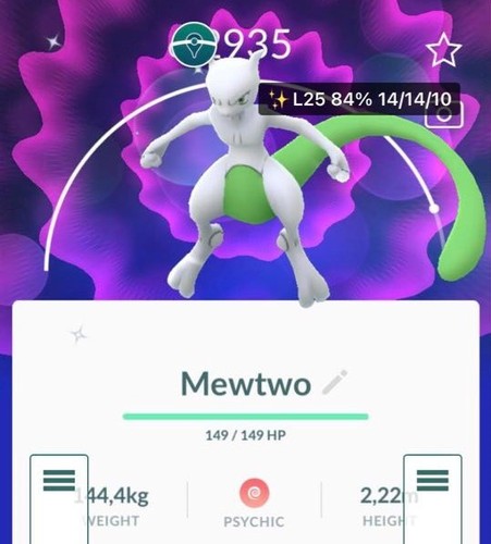 Shiny mewtwo p t - ✨, ha