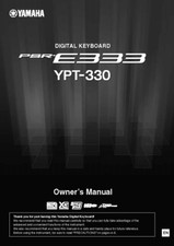 Yamaha psr e333 ypt 330 - yamaha, psr-e333