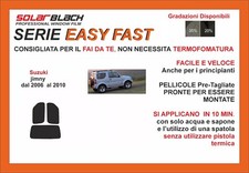 pellicole oscuranti vetri suzuki jimny dal 2006-2010 kit post Easy Fast