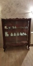 Vetrina antica intarsiata Profondità 40cm lunghezza cm 125 altezza cm150