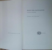 POETI DEL NOVECENTO ITALIANI E