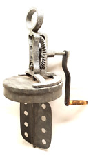 Antica Zangola A Burro IN Metallo Manca La Moneta Indipendente per Vaso D14 CM