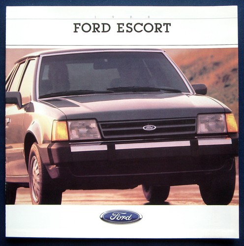 Brochure depliant ford escort - ford,
