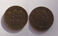 RARO !!! 0,05 LEK 1940 !!! RARO