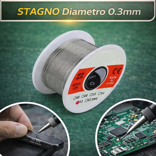 Stagno diametro mm 20gr - stagno,