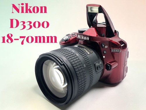 Nikon d3300 2mp - red, camera