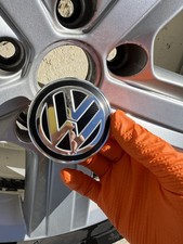 4x Coprimozzi Vw 65 5G0601171 Golf 7 8 Caddy Toureg T Roc Ecc.