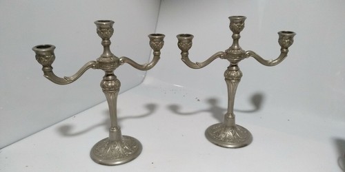 Coppia candelabri epoca - di,