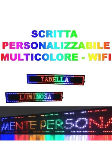 Insegna luminosa led scritta - insegna,