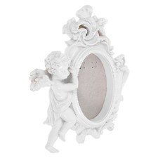  Cornice portafoto in resina angelo cherubino simpatica a tema angelo cornice decorativa
