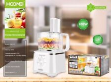 HOOMEI HM-6162 Robot da Cucina 1.2L 600W 2 Velocità + Pulse Tritatutto