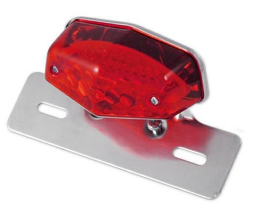 Fanale porta targa metallo - fanale,