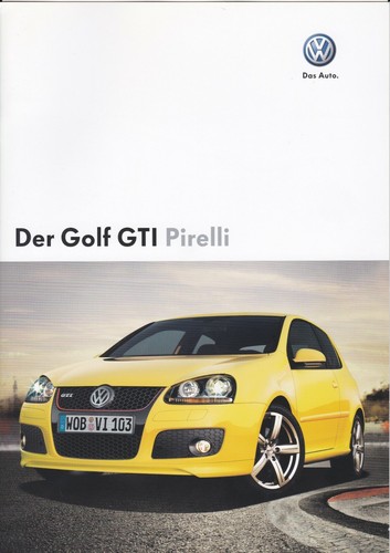 Golf gti pirelli - vw, 11/2007