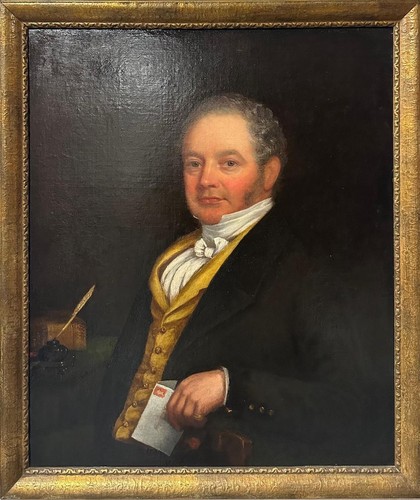 Dipinto olio gentiluomo