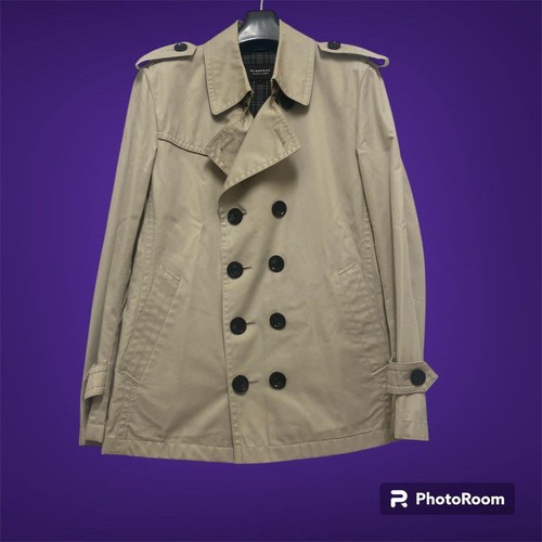 Trench coat corto uomo