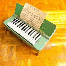 Hohner Organetta (1950s, Surf Green) portable tabletop organ / harmonium! Rare!
