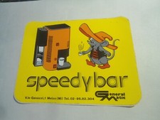 SPEEDY BAR - MACCHINA PER CAFFE'  - GENERAL MATIC - ADESIVO CON VELINA - RARO