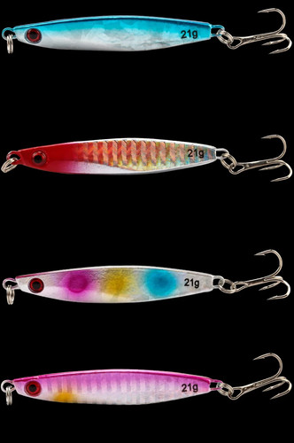 Jig metallo blu tigre - metallo,
