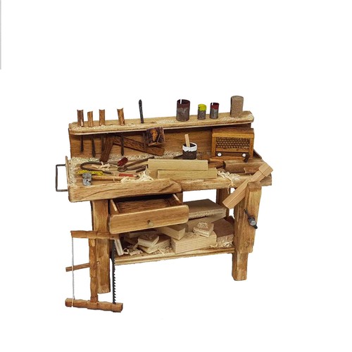 Miniatura legno banco - legno,