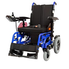 CARROZZINA ELETTRICA PIEGHEVOLE COMPATTA PER INTERNO ESTERNO POTENTE DISABILI