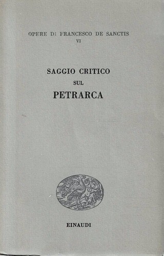 Saggio critico sul petrarca - critico,
